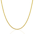 14k Yellow Gold Solid Rope Chain 1.25mm Bids.com