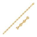 4.5mm 14k Yellow Gold Anchor Chain Bids.com