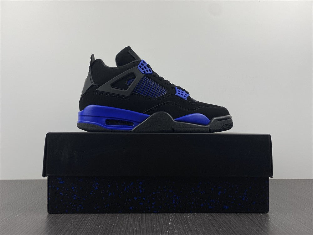 JORDAN - AJ4 “Black Game Royal” Virillux