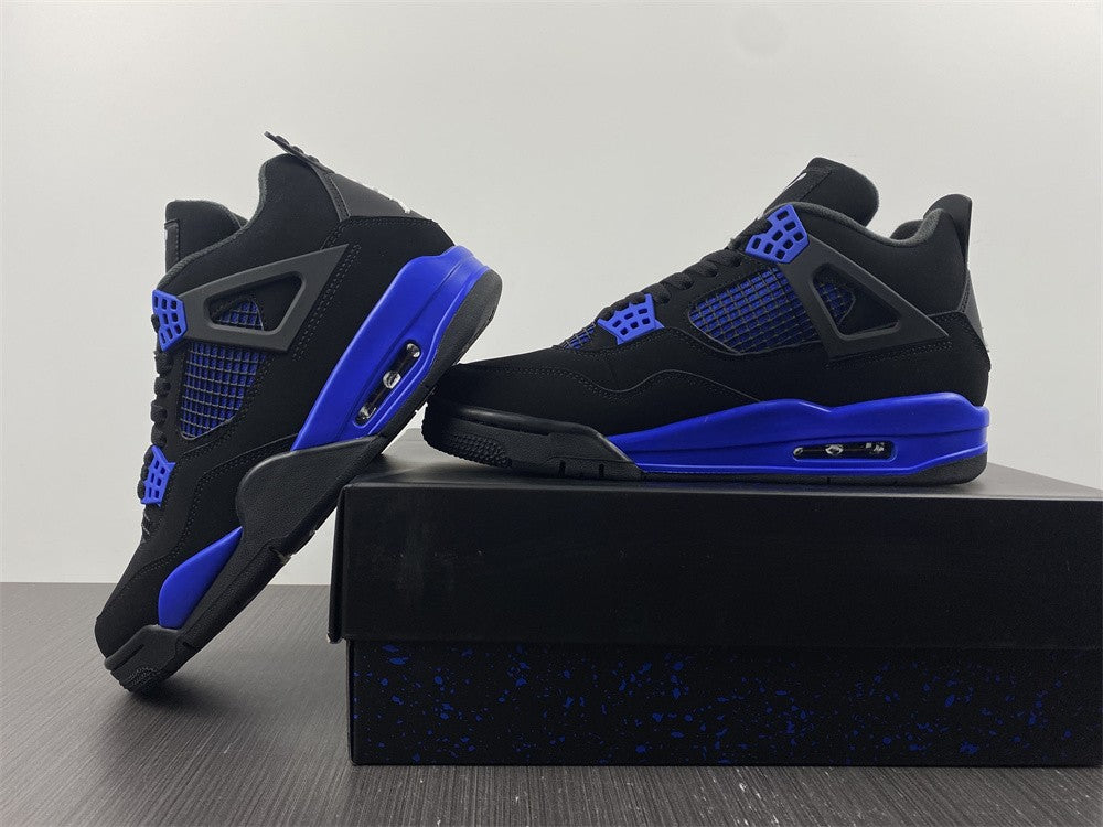JORDAN - AJ4 “Black Game Royal” Virillux