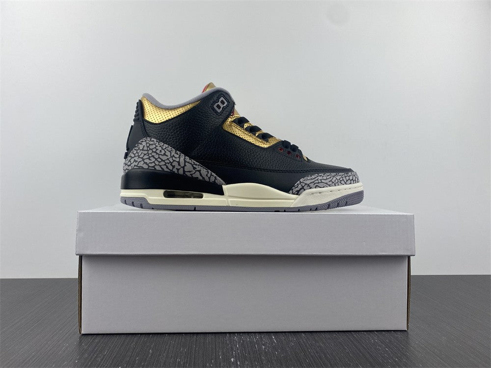 JORDAN - AJ3 3 WMNS “Black Gold” Virillux