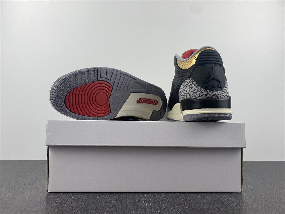 JORDAN - AJ3 3 WMNS “Black Gold” Virillux