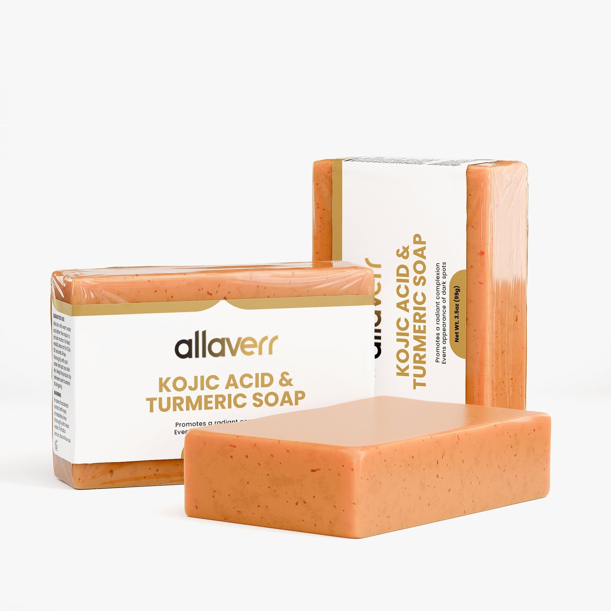 Allaverr | Kojic Acid & Turmeric Soap: Radiant Glow Bar Allaverr