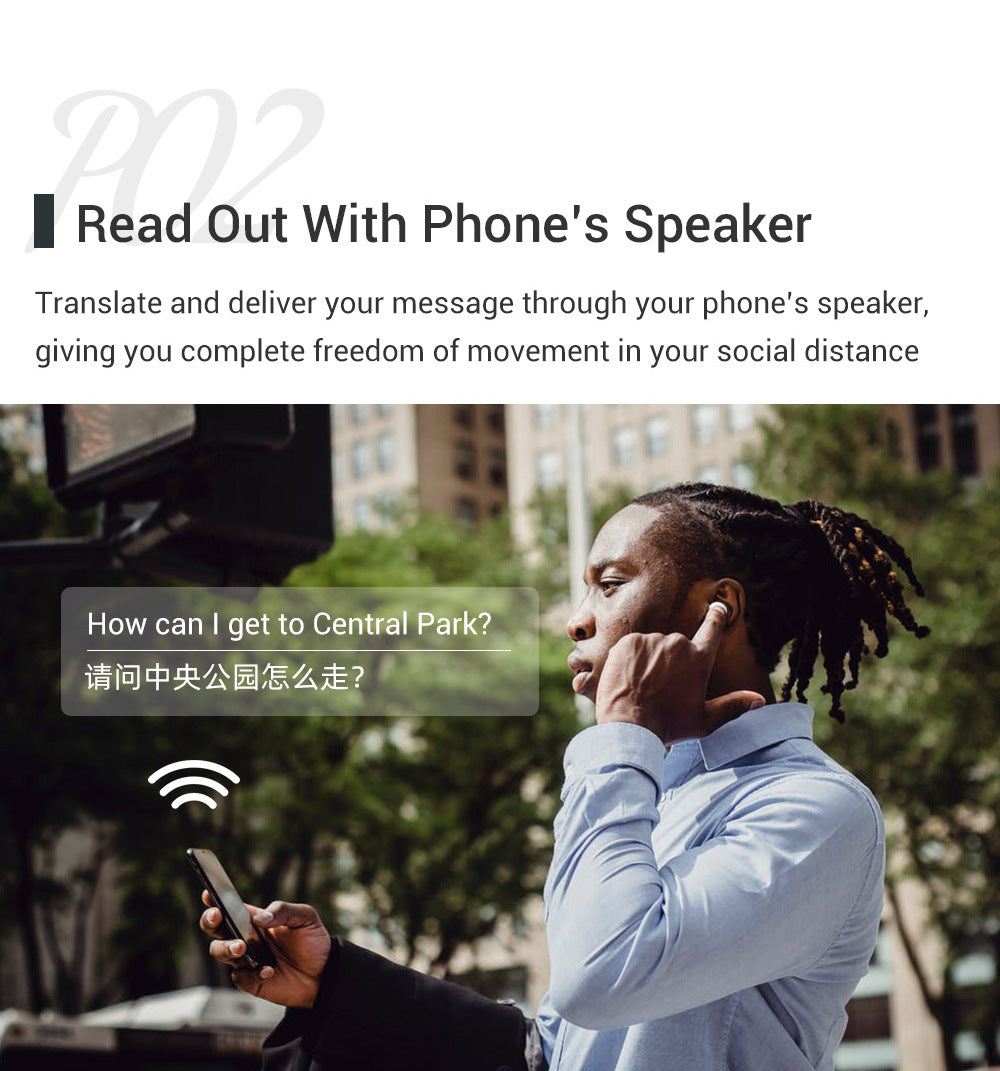 M6 Smart Bluetooth Translation Headphones Supports 127 Languages Gilles Family
