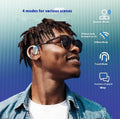 Wireless Bluetooth Open Ear Hook Multi-language Simultaneous Interpretation Headset Gilles Family