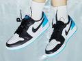 AIR JORDAN 1 LOW “Black Dark Powder Blue” Virillux
