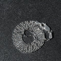 14k White Gold Diamond-Cut Bead Chain 1.0mm Bids.com