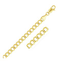 5.3mm 10k Yellow Gold Curb Chain Bids.com