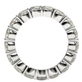 Round Cut Lab Grown Diamond Eternity Ring in 14k White Gold (3 cttw FG/VS2) Bids.com