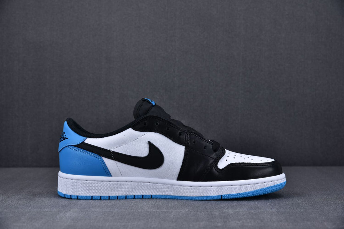 AIR JORDAN 1 LOW “Black Dark Powder Blue” Virillux