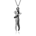 Love Hug Necklace Unisex Men Women Couple Jewelry Simple Temperament Clavicle Chain Valentines Day Lover Gift Gilles Family