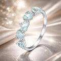 925 Sterling Silver Ring with 4.5mm Pavé Set CZ, Size 7, for Women Bids.com