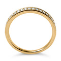 14K Yellow Gold 1/4 Cttw Round Diamond Milgrain Wedding Band (I-J Color, SI2-I1 Clarity) - Size 6.5 Bids.com