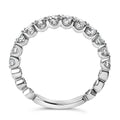14K White Gold 1.00 Cttw Round Diamond Prong Set Wedding Band Bids.com