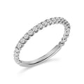 14K White Gold 1/4 Cttw Round Diamond Prong Set Wedding Band Bids.com