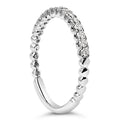 14K White Gold 1/4 Cttw Round Diamond Prong Set Wedding Band Bids.com