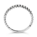 14K White Gold 1/4 Cttw Round Diamond Prong Set Wedding Band Bids.com