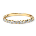 14K White Gold 1/4 Cttw Round Diamond Prong Set Wedding Band Bids.com