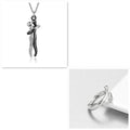 Love Hug Necklace Unisex Men Women Couple Jewelry Simple Temperament Clavicle Chain Valentines Day Lover Gift Gilles Family