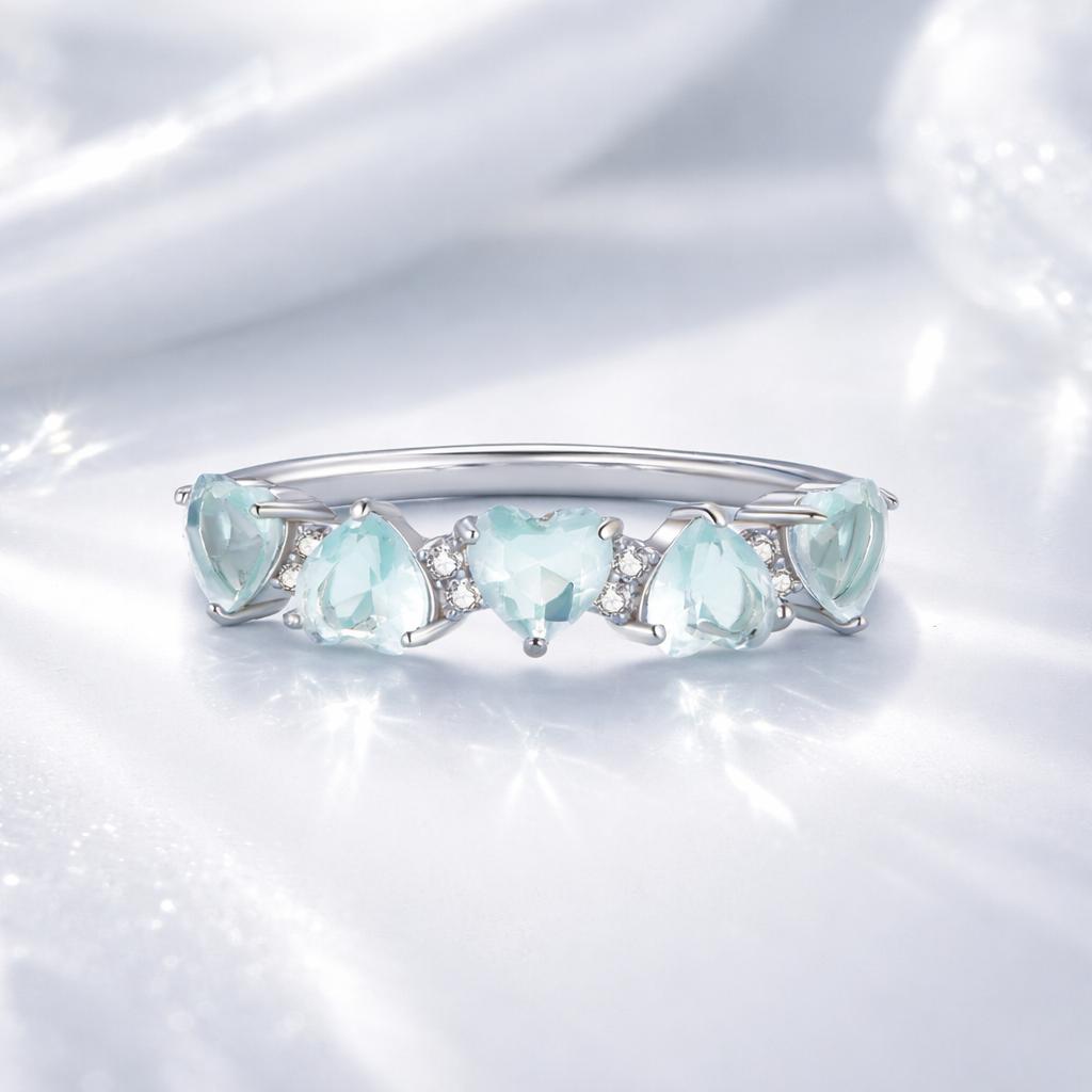 925 Sterling Silver Ring with 4.5mm Pavé Set CZ, Size 7, for Women Bids.com