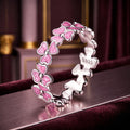 925 Sterling Silver Enamel Platinum Plated Ring Size 6 for Women Bids.com