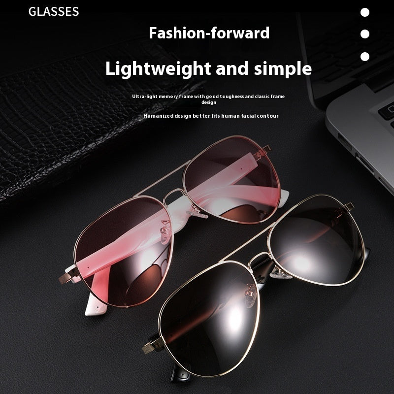 Smart Ai Translation Glasses Bluetooth Music Audio UV Protection Polarized Sun Glasses Gilles Family