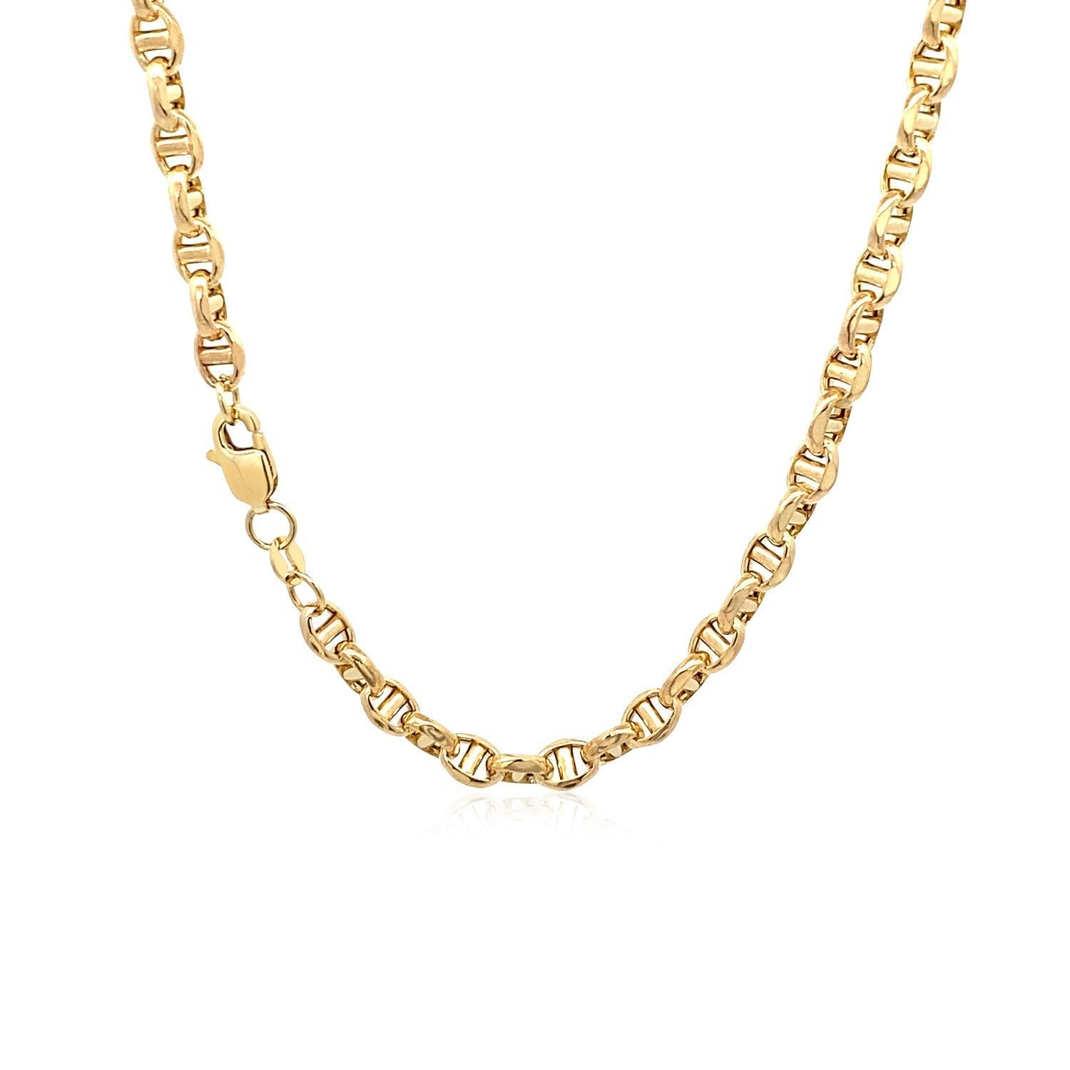4.5mm 14k Yellow Gold Anchor Chain Bids.com