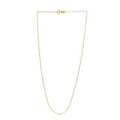 Adjustable Cable Chain in 14k Yellow Gold (0.97 mm) Bids.com