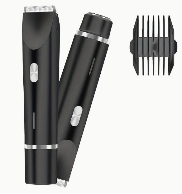 2 In 1 Hair Remover Women's Double Head Shaver Private Pubic Hair Trimmer Electric Razor Wet Dry Electric Body Hair Gilles Ak-100