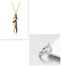 Love Hug Necklace Unisex Men Women Couple Jewelry Simple Temperament Clavicle Chain Valentines Day Lover Gift Gilles Family