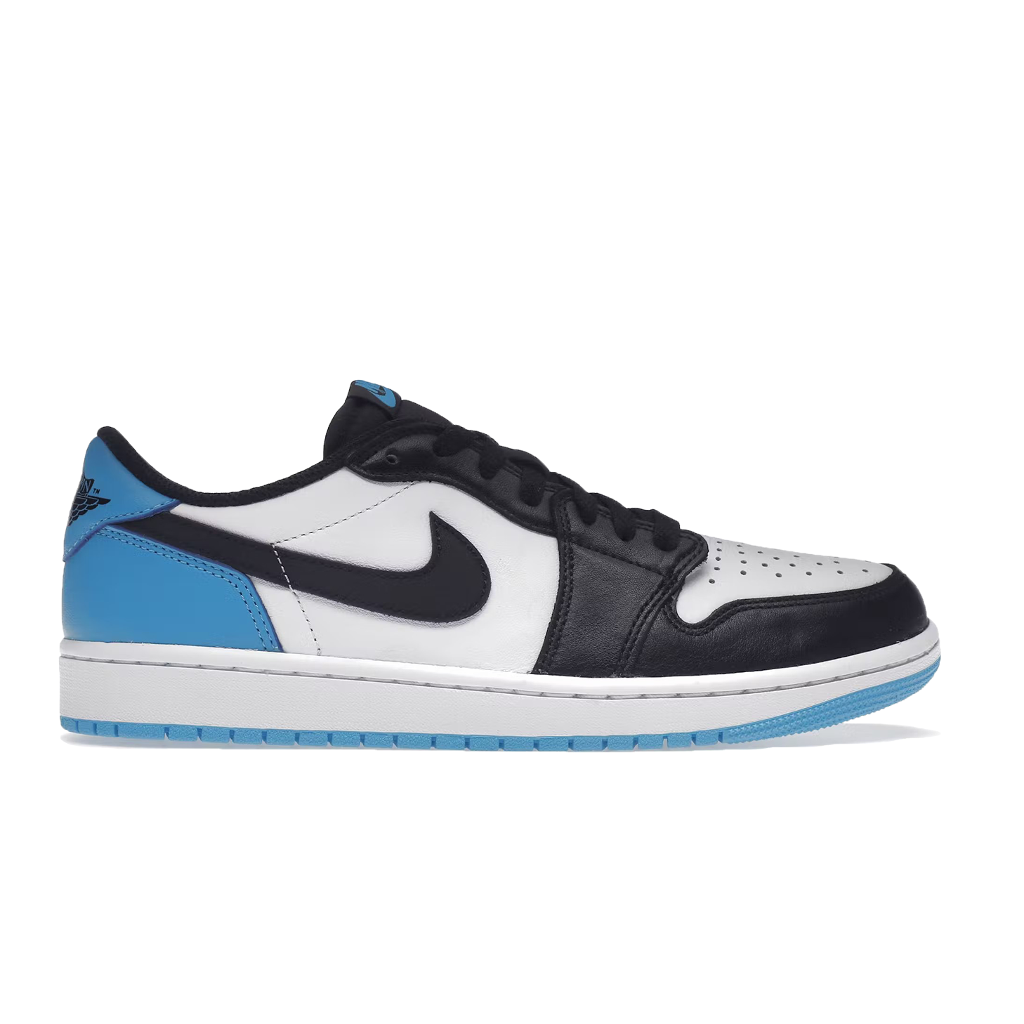 AIR JORDAN 1 LOW “Black Dark Powder Blue” Virillux