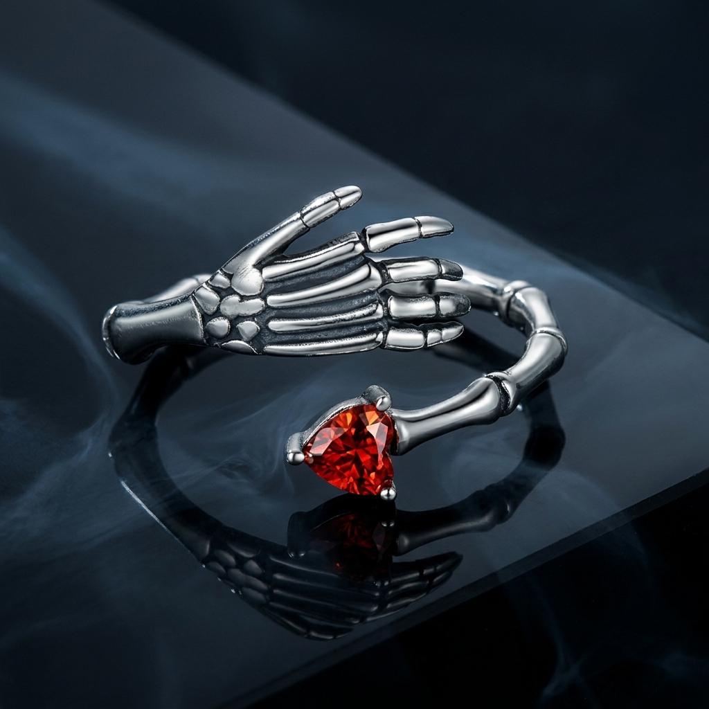 925 Sterling Silver Pavé Setting CZ Oxidized Ring Bids.com