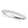 14k White Gold Diamond Scalloped Set Wedding Band (1/6 cttw) Bids.com