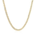 2.6 mm 14k Two Tone Gold Pave Curb Chain Bids.com