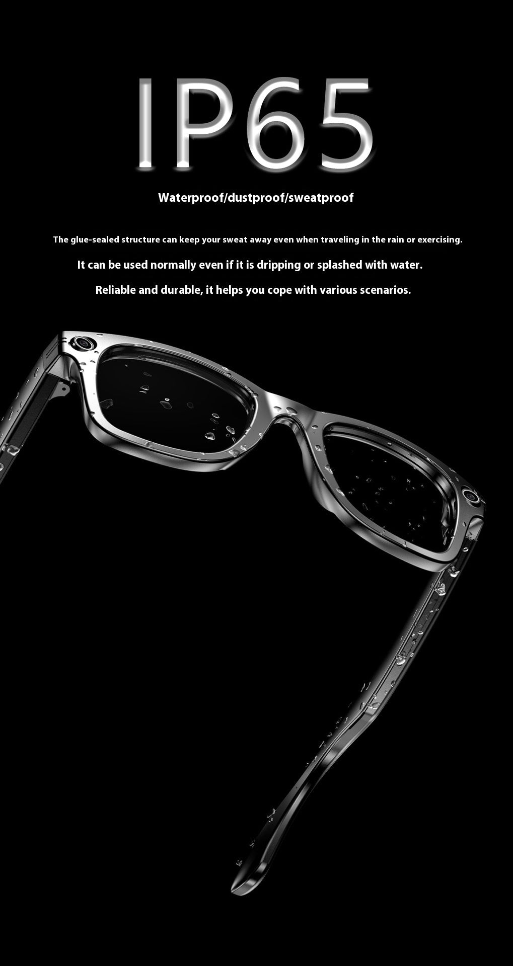 Ai Three-generation Smart Bluetooth Glasses Magnetic Frame Sunglasses Men Gilles Family