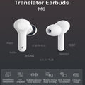 M6 Smart Bluetooth Translation Headphones Supports 127 Languages Gilles Family