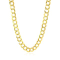 7.0mm 10k Yellow Gold Curb Chain Bids.com