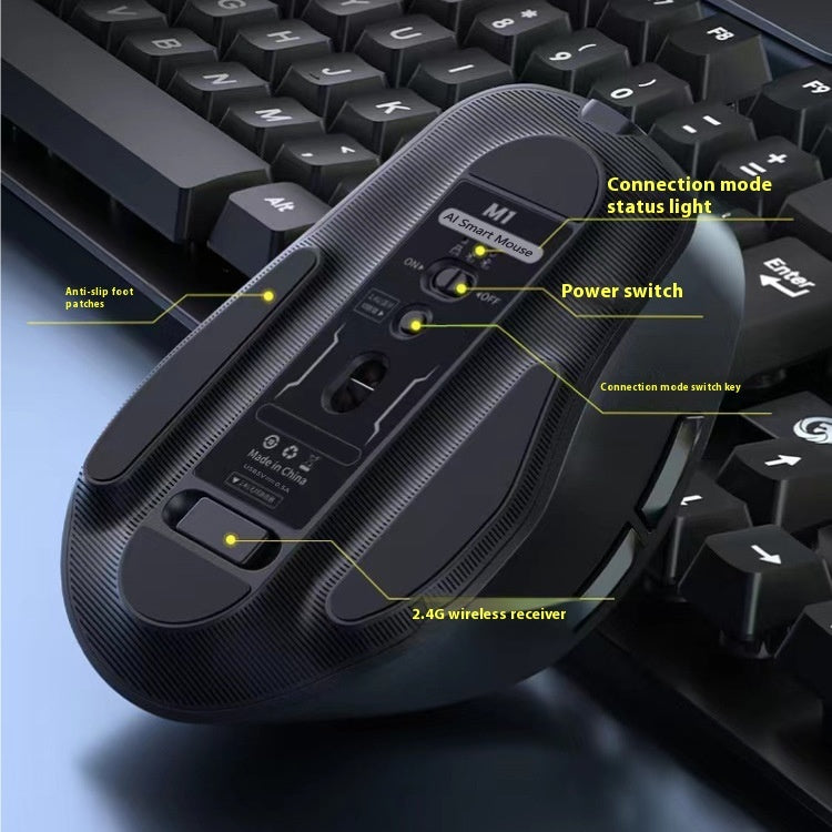 Wireless Bluetooth Writing Form Drawing PPT Office Multi-language Translation Smart Mouse Gilles Family
