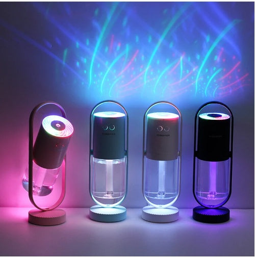 Magic Shadow USB Air Humidifier For Home With Projection Night Lights Ultrasonic Car Mist Maker Mini Office Air Purifier Gilles Family