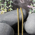 14k Yellow Gold Light Weight Wheat Chain (3.20 mm) Bids.com