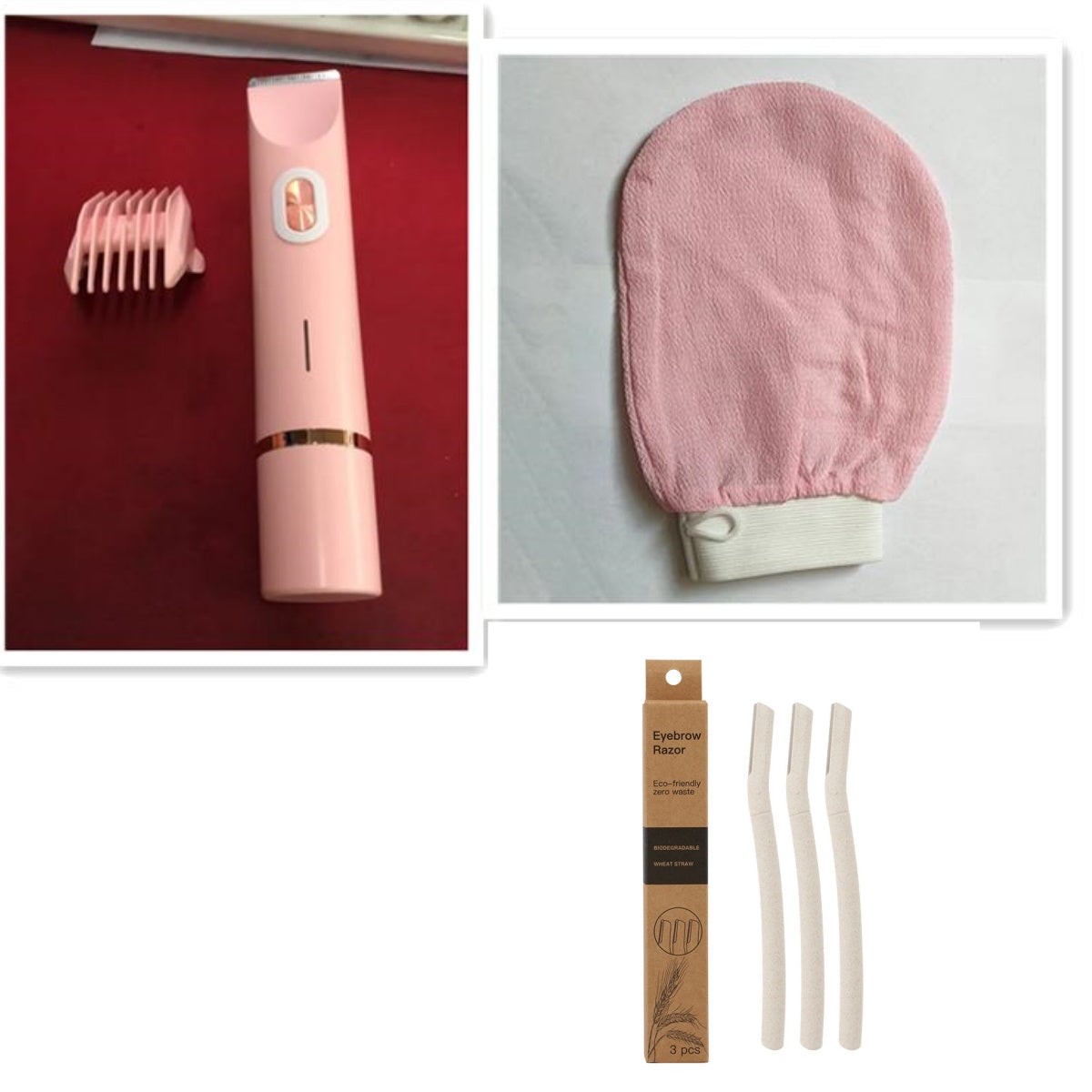 2 In 1 Hair Remover Women's Double Head Shaver Private Pubic Hair Trimmer Electric Razor Wet Dry Electric Body Hair Gilles Ak-100