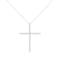 .925 Sterling Silver 3.0 Cttw Round Shape Diamond 1-1/2