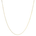 Solid 14K Yellow Gold 0.75mm Classic Box Chain Necklace. Unisex Chain - Size 16 Inches Bids.com