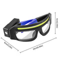 Multi-functional Glasses Light Light With Type-C Charging, Warning Headlamp, Compact And Portable, Touch-sensitive Headlamp Gilles Family