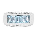 1.75 Carat Genuine Blue Topaz .925 Sterling Silver Ring Bids.com