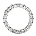 Emerald Cut Lab Grown Diamond Eternity Ring in 14k White Gold (4 cttw FG/VS2) Bids.com