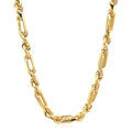 14k Yellow Gold Figaro Chain Necklace Bids.com