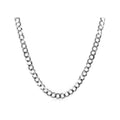 2.6mm 14k White Gold Solid Curb Chain Bids.com