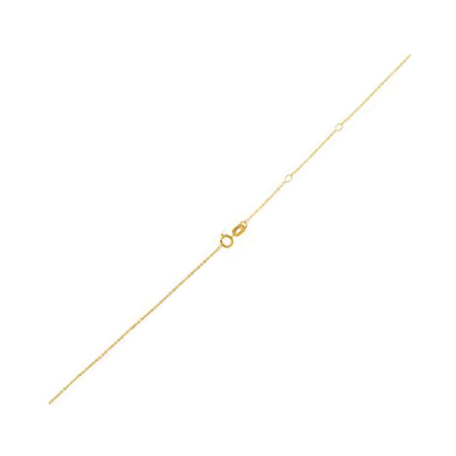 Adjustable Cable Chain in 14k Yellow Gold (0.97 mm) Bids.com