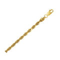 10k Yellow Gold Lite Rope Bracelet (5.00 mm) Bids.com